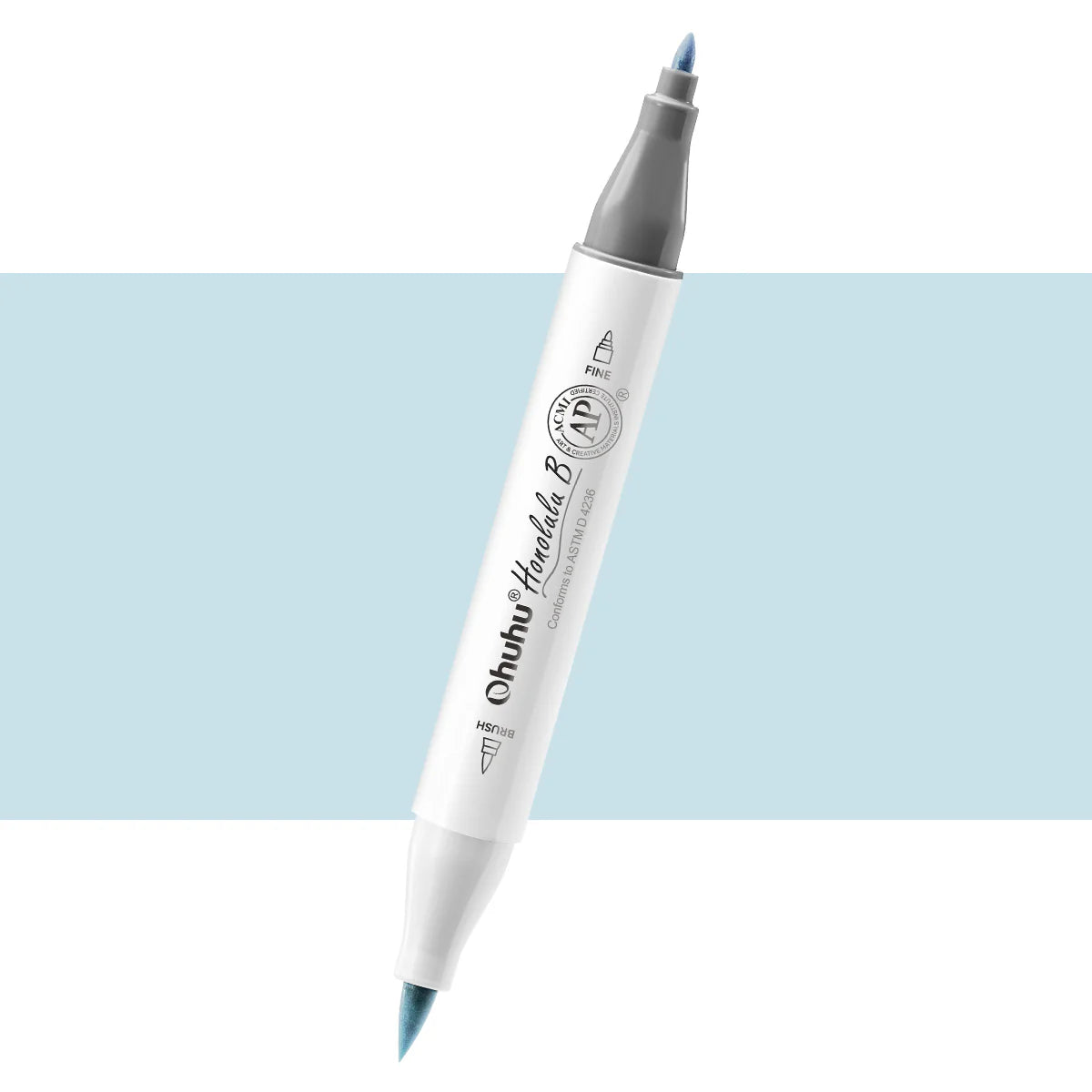 Ohuhu Honolulu B B03 (Replace B030) Individual Marker, Brush & Fine