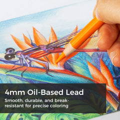 Ohuhu Halawa Series 72 Colors Oil-based Colored Pencils