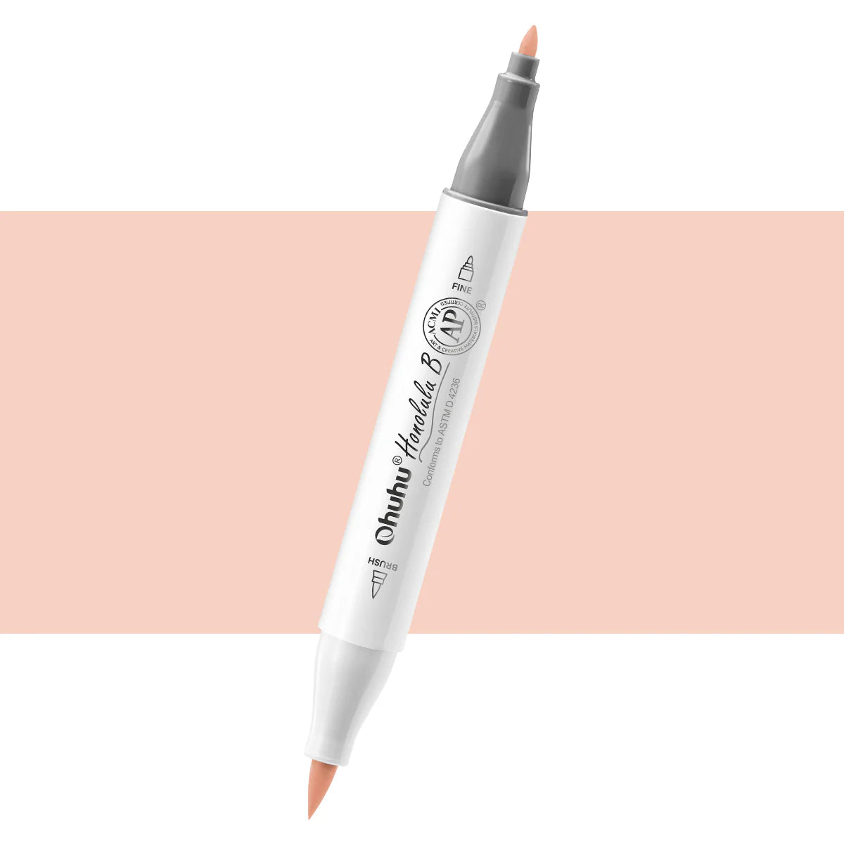 Ohuhu Honolulu B YR56 (Replace R090) Individual Marker, Brush & Fine